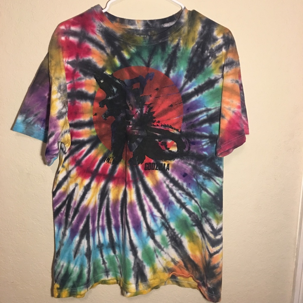 Godzilla Custom Tie Dye T-shirt
